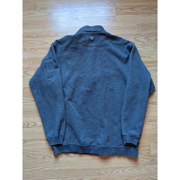 Mens Columbia 1/4 Zip Pullover Sweatshirt Quarter Zip Size LT Gray - Picture 2 of 11